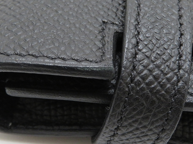 HERMES エルメス 長財布 ケリーウォレットロング ブラック/SV HERMES エルメス 長財布 ケリーウォレットロング ブラック/SV
