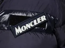 MONCLER　モンクレール　アウター　ブルゾン　ダウンジャケット　SERVIERES　メンズ2　約Mサイズ　ネイビー　ナイロン　(2148103301803)【200】