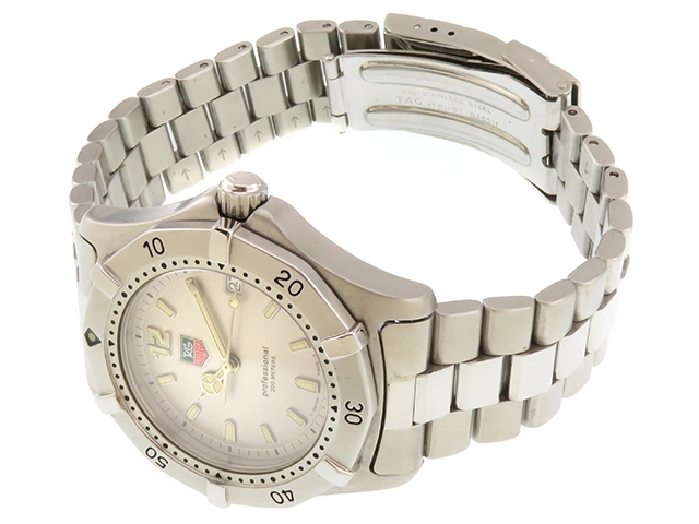 TAG HEUER タグホイヤー プロフェッショナル 2000 WK1112 シルバー文字盤 ステンレススチール クオーツ メンズ時計 2148103906107【207】
