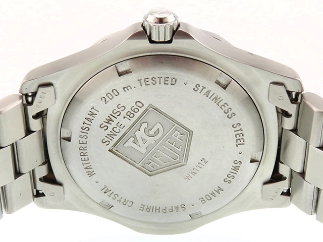 TAG HEUER タグホイヤー プロフェッショナル 2000 WK1112 シルバー文字盤 ステンレススチール クオーツ メンズ時計 2148103906107【207】
