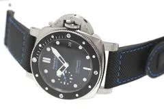 2019年正規品 PANERAI パネライ 腕時計 サブマーシブル PAM00683 ステンレススチール/テキスタイル ブラック文字盤 自動巻き 300m防水【472】SJ