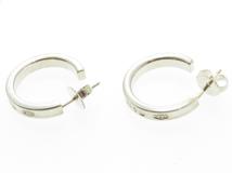Tiffany＆Co　ティファニー　ピアス　1837ナローフープピアス　シルバー　4.3g