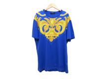 VERSACE　ヴェルサーチ　メデューサTシャツ　メンズL　ブルー　コットン　1012174　2148103920028　【432】
