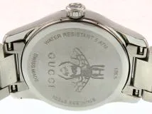 GUCCI　グッチ　Gタイムレス　126.5　ステンレススチール　ブラック文字盤　クオーツ　レディース時計　2148103890024【207】