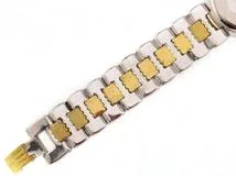 DIOR　ディオール　オクタゴン  コンビ   スウィングウォッチ　48.203　GP/ステンレススチール　ホワイト文字盤　クオーツ  レディース時計　2120000334504【207】