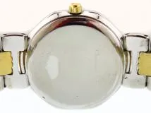 DIOR　ディオール　オクタゴン  コンビ   スウィングウォッチ　48.203　GP/ステンレススチール　ホワイト文字盤　クオーツ  レディース時計　2120000334504【207】