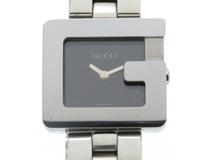 GUCCI　グッチ　3600L　ブラック文字盤　ステンレススチール　クオーツ　レディース時計【430】2148103802133