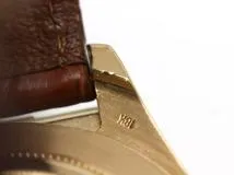 N番 ROLEX ロレックス 腕時計 コスモグラフ デイトナ 16518G 8Pダイヤモンドホワイト文字盤 逆6 K18イエローゴールド/クロコベルト 自動巻き【472】SJ