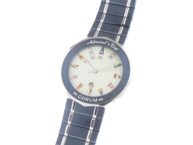 CORUM コルム アドミラルズカップ ガンブルー99.810.30 V50B 楽天市場】【ウォッチ】CORUM コルム アドミラルズカップ ガン