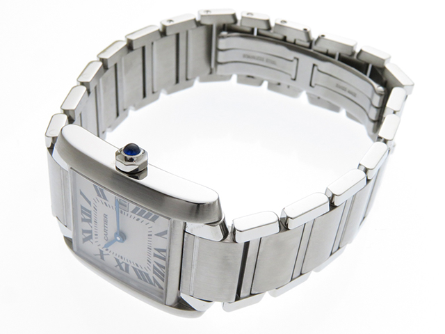 CARTIER カルティエ 時計 タンクフランセーズMM 2465 アイボリー文字盤