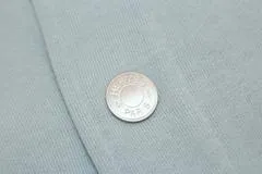 HERMES エルメス 衣類 テディジャケット メンズM ライトブルー コットン （2143000667953）【432】