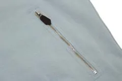 HERMES エルメス 衣類 テディジャケット メンズM ライトブルー コットン （2143000667953）【432】