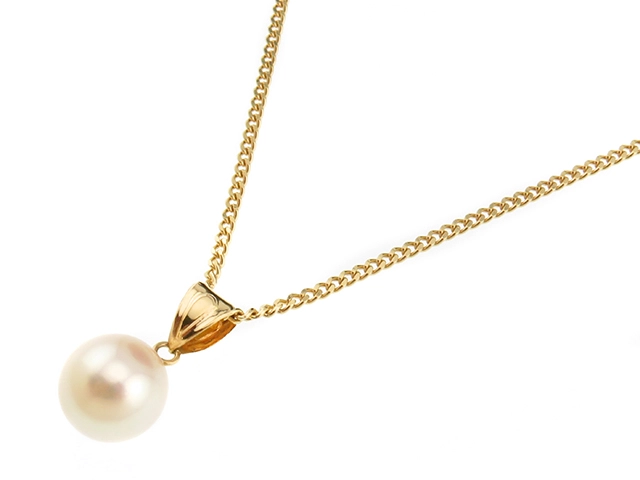 JEWELRY　ジュエリー　ネックレス　K18　パール7.9mm　約4.3g　　【432】　2120500282244