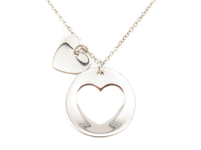 Tiffany ティファニー ネックレス ステンシルハートネックレス