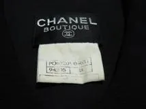 CHANEL　シャネル　半袖ワンピース　レディース38　ブラック　ウール　P06320V04631　2148103919732　【432】