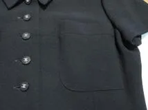 CHANEL　シャネル　半袖ワンピース　レディース38　ブラック　ウール　P06320V04631　2148103919732　【432】