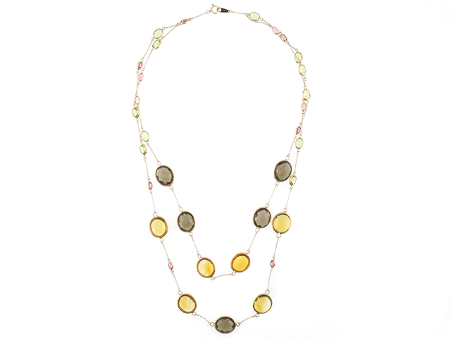 JEWELRY ノンブランドジュエリー ネックレス K18ピンクゴールド マルチ