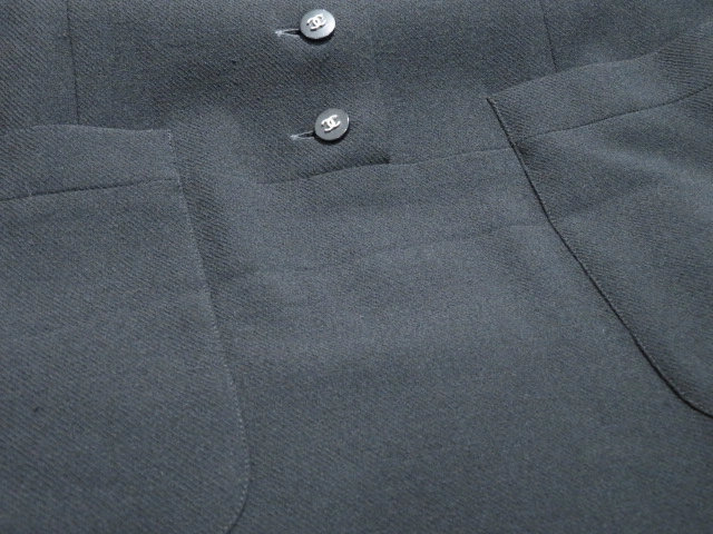 CHANEL　シャネル　半袖ワンピース　レディース38　ブラック　ウール　P06320V04631　2148103919732　【432】