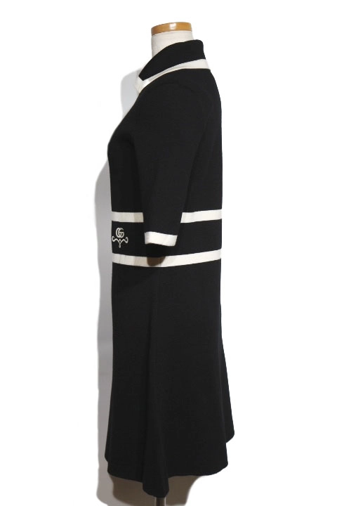GUCCI グッチ 衣類 ニットワンピース レディースXS ブラック ウール/ポリエステル 2148103613777 【200】