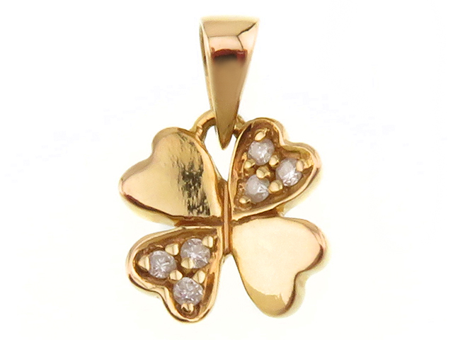 JEWELRY ジュエリー トップ K18 ダイヤモンド0.04ct 約0.7g【207