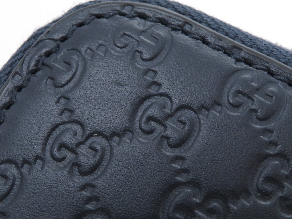 超美品✨GUCCI 長財布 ネイビー グッチシマ ラウンドジップ ggがら 超美品✨GUCCI 長財布 ネイビー グッチシマ ラウンドジップ gg