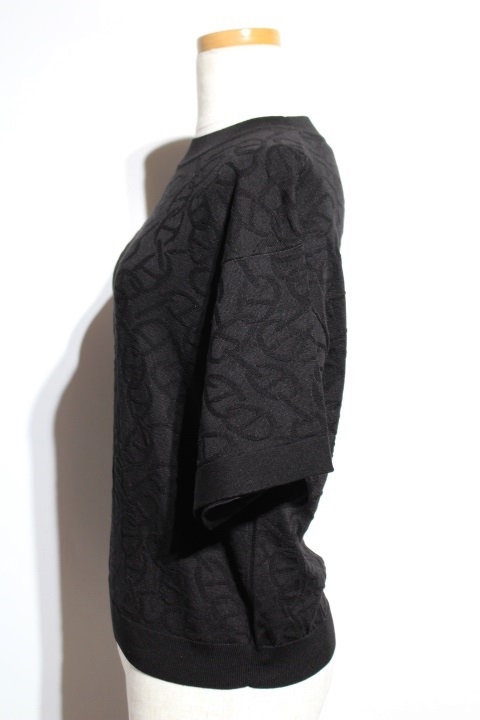 HERMES エルメス 衣類 半袖ニット レディース36 ブラック