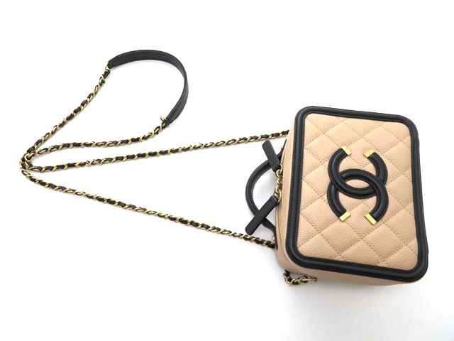 CHANEL シャネル バッグ ショルダーバッグ CCフィリグリー バニティ