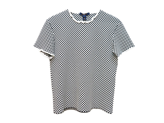 LOUIS VUITTON ルイヴィトン マイクロチェックニットトップス