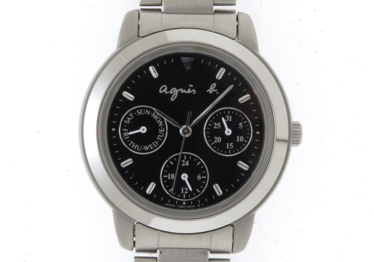 アニエス・ベー 腕時計 v33j-0010 - 時計