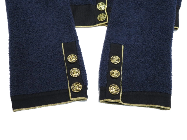 CHANEL シャネル カーディガン レディース38 ネイビー コットン P60477K46062 MF782 2148103931871 【432】