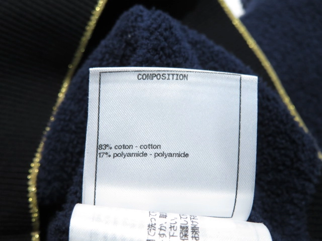 CHANEL シャネル カーディガン レディース38 ネイビー コットン P60477K46062 MF782 2148103931871 【432】