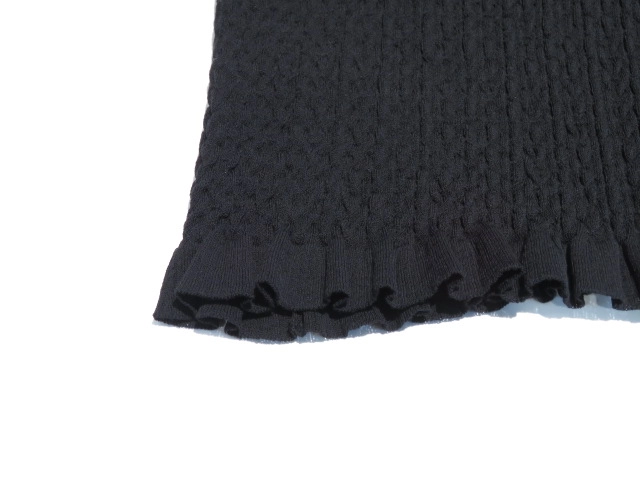 CHANEL　シャネル　ニットワンピース　レディース38　ブラック　コットン　2143000730138　【432】