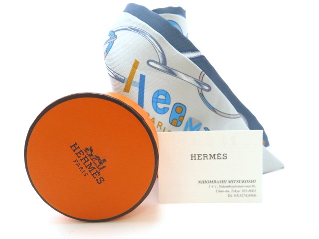 HERMES エルメス スカーフ ツイリー Do Re Boucles ドゥ レ HERMES エルメス スカーフ ツイリー Do Re Boucles ドゥ レ