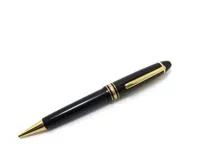 MONTBLANC　モンブラン　ツイストシャープペン　0.9mm　ブラック×ゴールドメッキ　小物　HH【472】