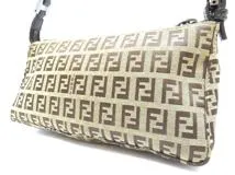 FENDI フェンディ ズッキーノ アクセサリーポーチ ダーク