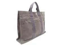 空ちゃん　HERMES【エルメス】エールライン トートバッグ グレー 空ちゃん HERMES【エルメス】エールライン トートバッグ グレー