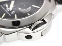 PANERAI パネライ 腕時計 ルミノール パワーリザーブ PAM00090 ブラック文字盤 ステンレス／ラバーベルト 自動巻 2007年並行品【472】SJ
