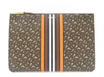 BURBERRY バーバリー ＴＢモノグラム クラッチバッグ ブラウン／オレンジ／ホワイト／ブラック ITTRI31SCA【430】2148103666810