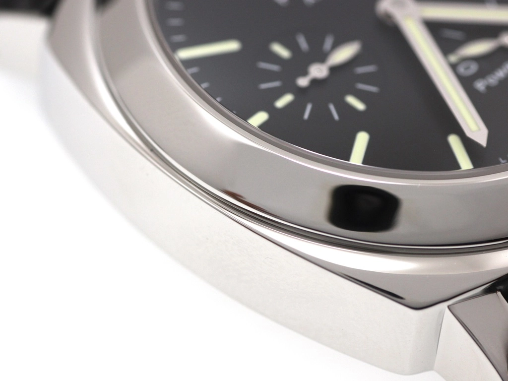 PANERAI パネライ 腕時計 ルミノール パワーリザーブ PAM00090 ブラック文字盤 ステンレス／ラバーベルト 自動巻 2007年並行品【472】SJ