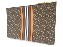 BURBERRY バーバリー ＴＢモノグラム クラッチバッグ ブラウン／オレンジ／ホワイト／ブラック ITTRI31SCA【430】2148103666810
