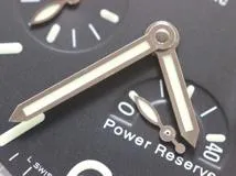 PANERAI パネライ 腕時計 ルミノール パワーリザーブ PAM00090 ブラック文字盤 ステンレス／ラバーベルト 自動巻 2007年並行品【472】SJ