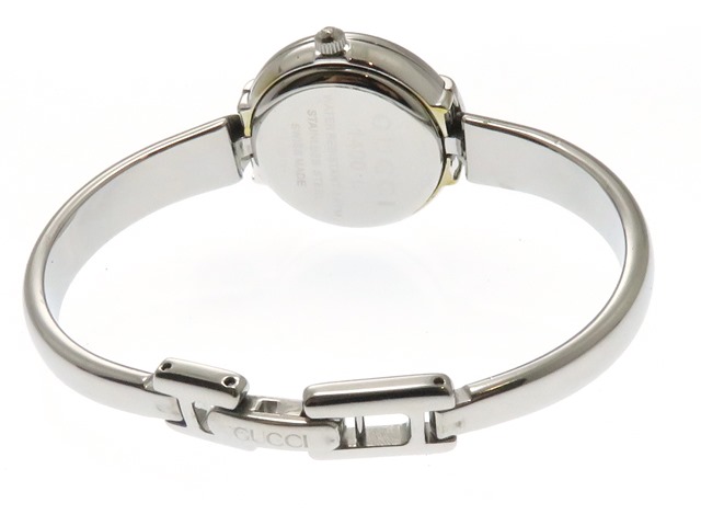 GUCCI 8900L Date 26mm Stainless steel Ladies Watch Gray Dial