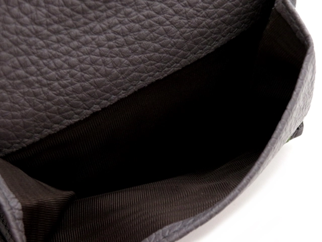 FENDI　フェンディ　財布　セレリア　2つ折財布　グリーン　グレー　レザー　7M0194　2146000399671　【437】