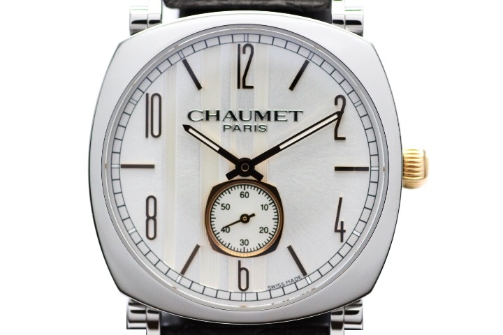 CHAUMET ショーメ 時計 ボーイズ オートマチック ダンディ W11771-26V シルバー文字盤 ステンレス 革 50ｍ防水 HK【472】  の購入なら「質」の大黒屋（公式）