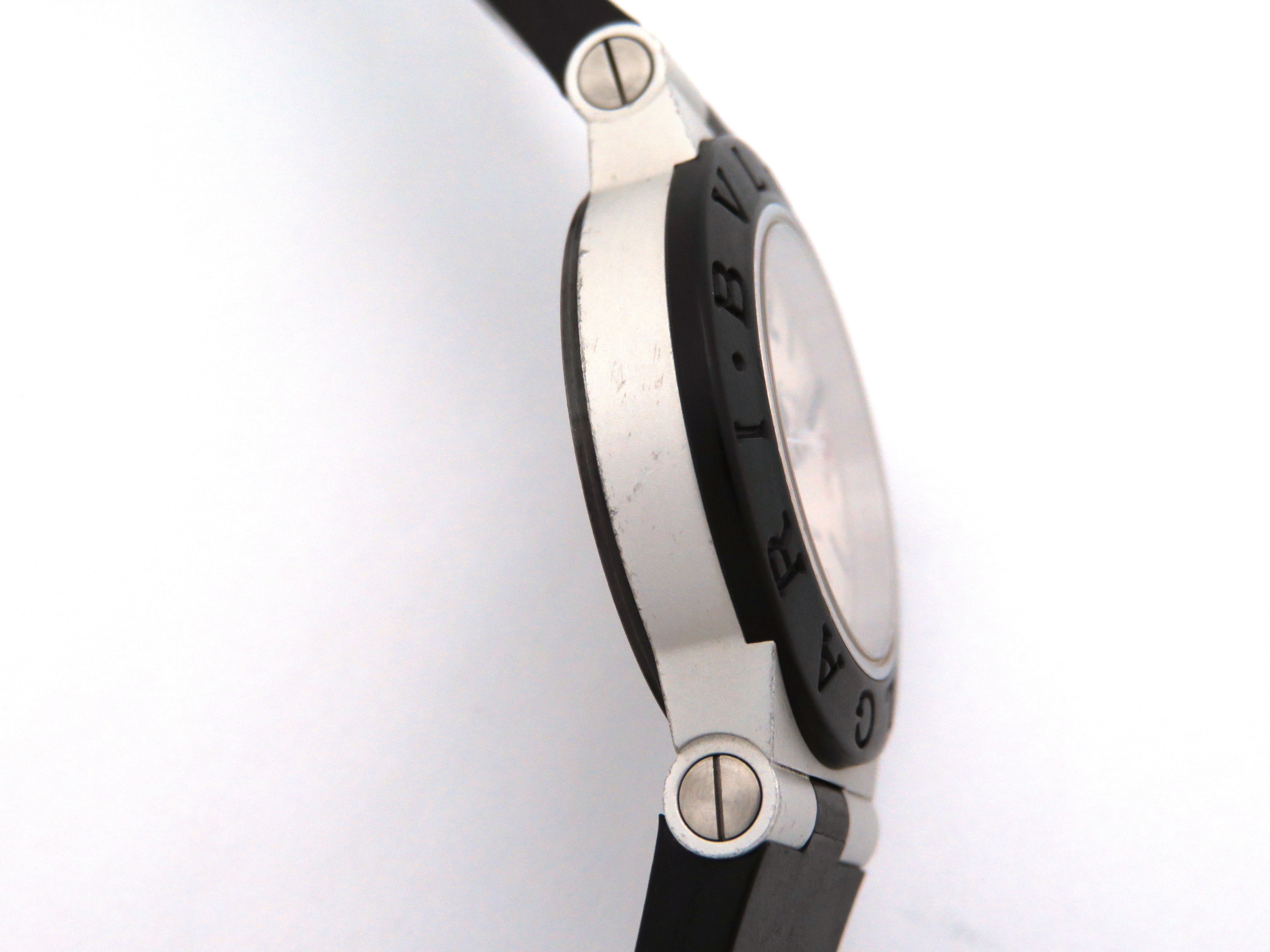 梅042 ブルガリ アルミニウム レディース 腕時計 クォーツ AL29TA