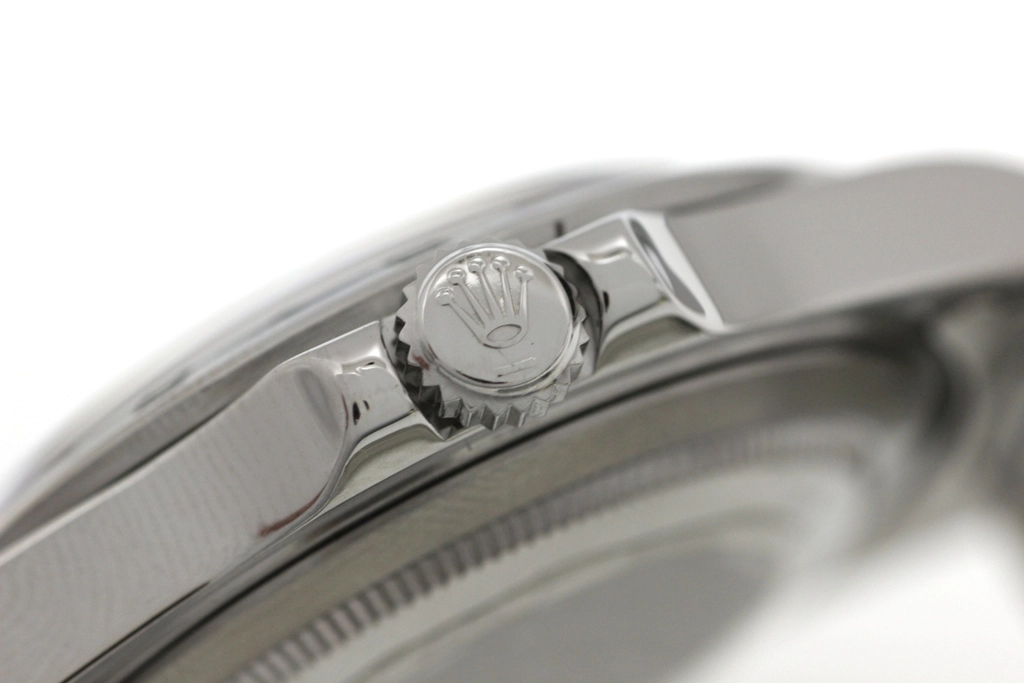 A番2000年並行品 ROLEX ロレックス 腕時計 エクスプローラーII 16570 ステンレス ブラック文字盤 自動巻き 穴有【472】SJ