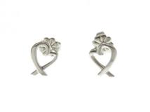 TIFFANY&Co　ティファニー　ラヴィングハートピアス　シルバー　約1.2g【430】2148103835452