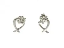 TIFFANY&Co ティファニー ラヴィングハートピアス シルバー 約1.2g