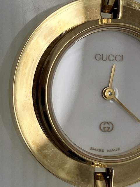 レア◆美品◆GUCCI チェンジべゼル ダイヤモンドカット レッド Vintage Gallery Rococo OLD GUCCI 世界No.1のコレクション！