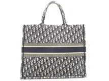 国内発送 Dior ブックトート ミディアム ネイビー オブリーク ブックトート ミディアム ネイビー M1296ZRIW M928 オブリーク